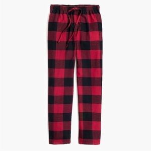 J. Crew Red Buffalo Check Plaid Flannel Pajama Small